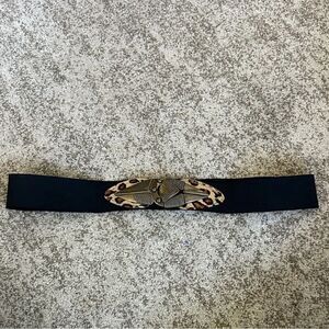 Chico’s Leather & Elastic Women’s Fashion Belt L